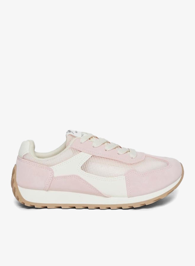 Styli Women Pink Retro Style Sneakers - Image 1